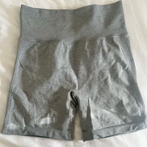 Grey athletic spandex